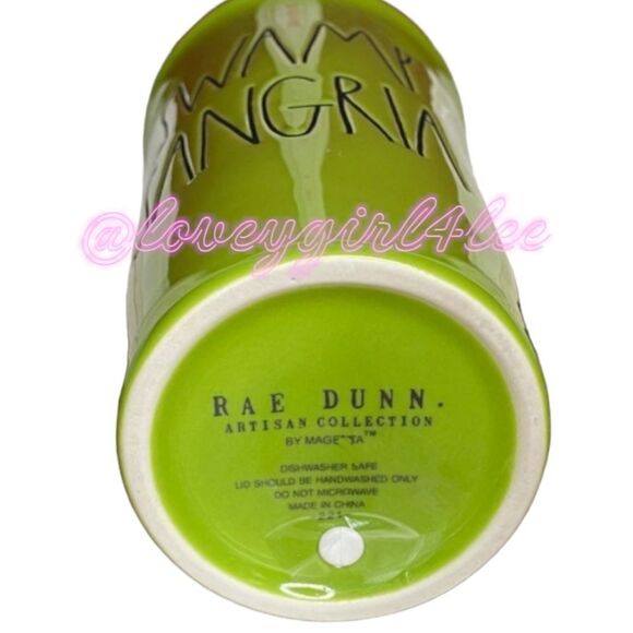 NEW RAE DUNN SWAMP SANGRIA TRAVEL MUG - Picture 3 of 11